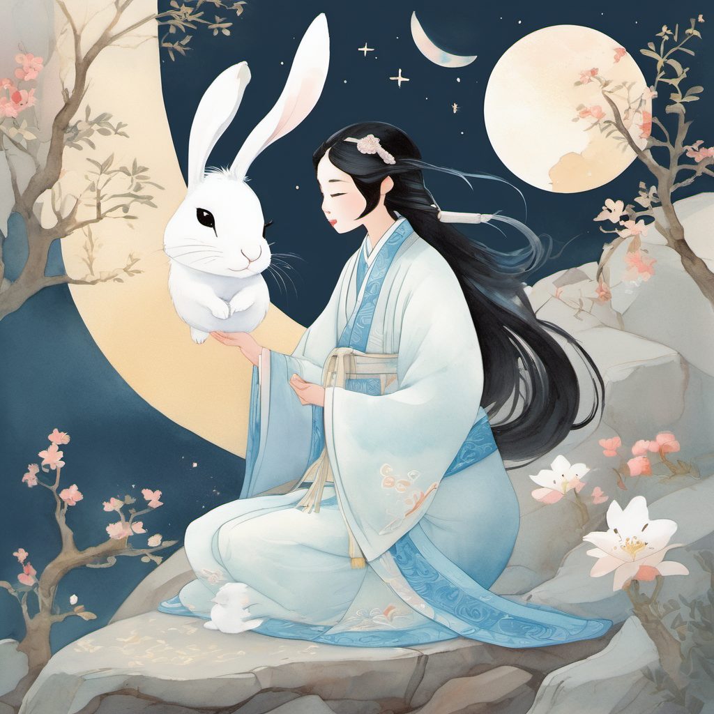 Chang'e, the Moon Goddess — Bilingual Chinese-English Picture Book preview 3