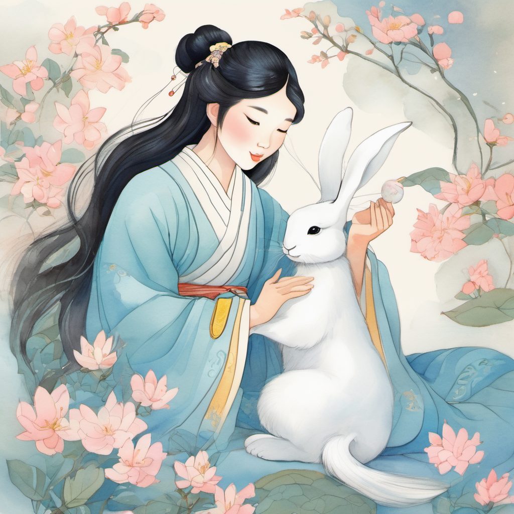 Chang'e, the Moon Goddess — Bilingual Chinese-English Picture Book preview 4