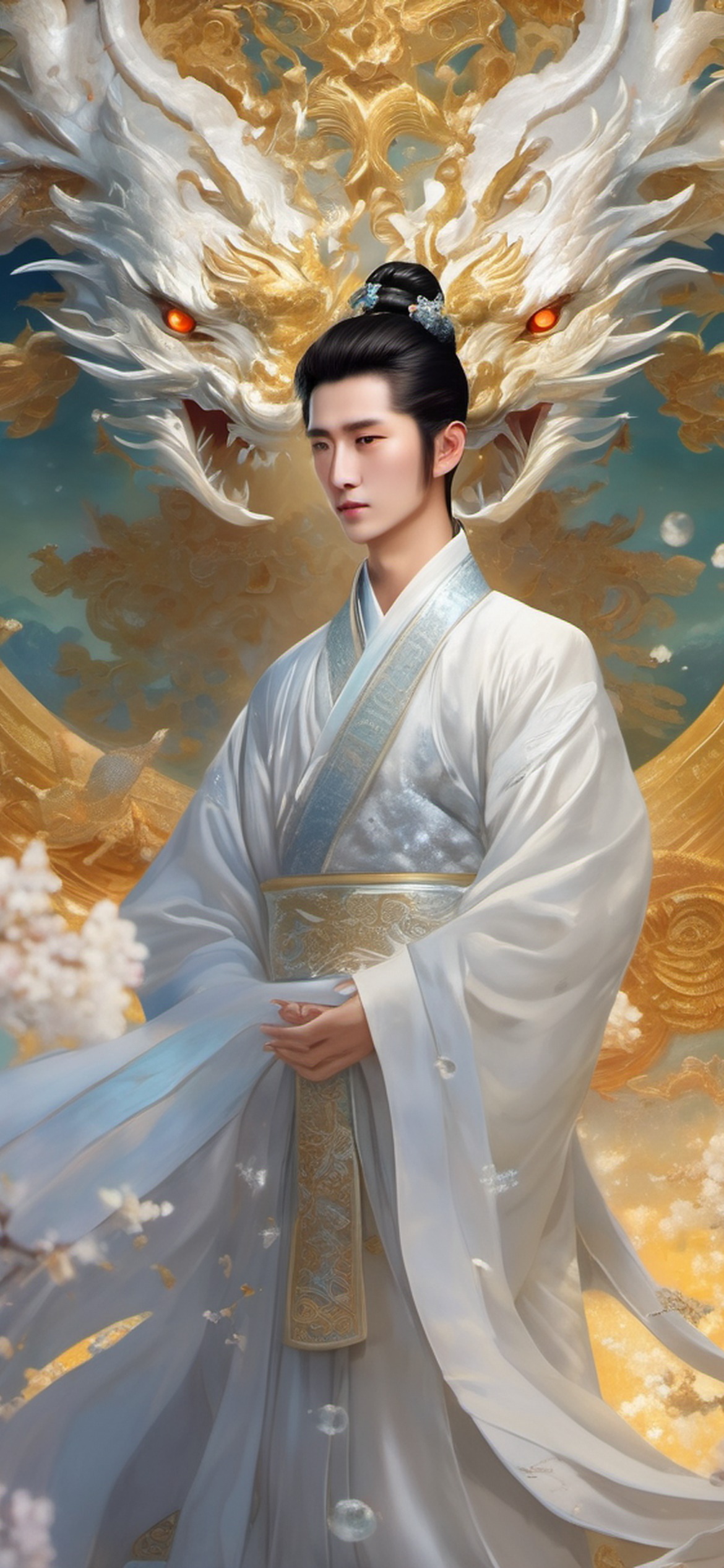 Dragon Prince Ao Bing — Chinese Mythology Wallpaper preview 1