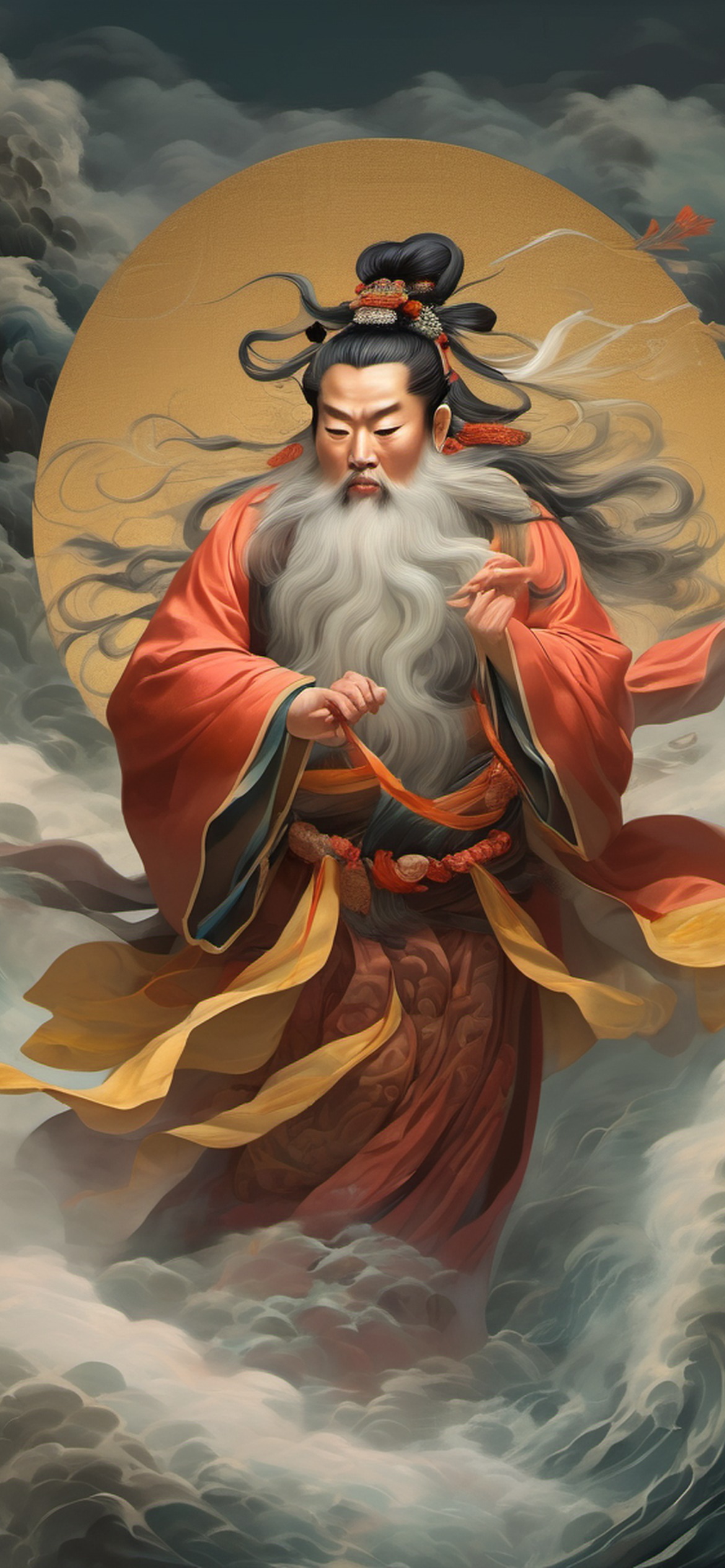 Wind God Feng Bo — Chinese Mythology Wallpaper preview 1